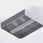 4-Tier Stainless Steel Solid Shelf Rack