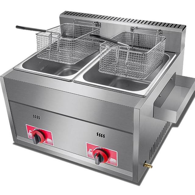 Gas deep fryer 17L by 17L
