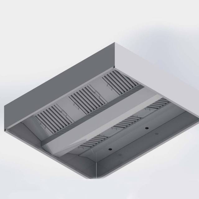 Stainless Steel Commercial Island Kitchen Extraction Hood