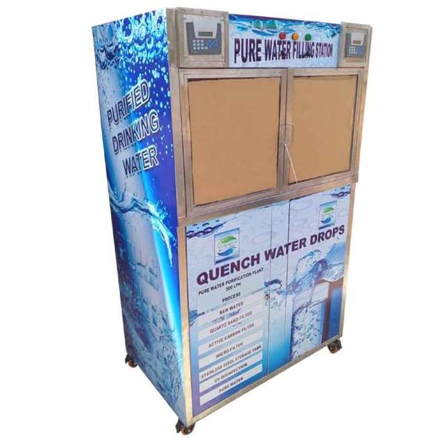 Stainless Steel Water Purification & Vending Cabinet