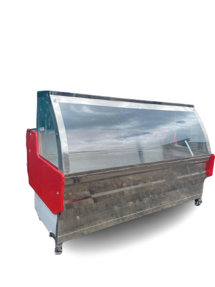 Stainless Steel Commercial 5ft Meat Display Chiller