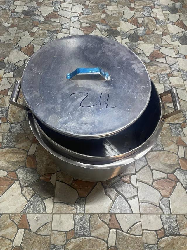 50-Litre Stainless Steel Heavy Duty Commercial Sufuria
