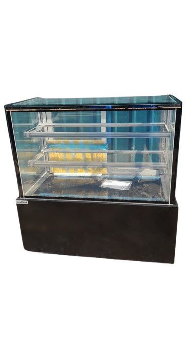 Square Glass Cake Display 