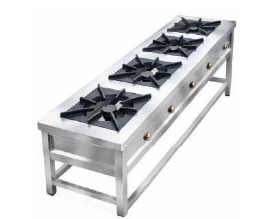 Stainless Steel Four Burner 