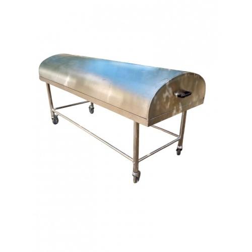 Stainless Steel Mortuary Transport Cart 